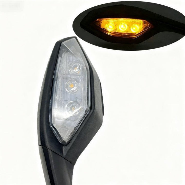 Adjustable LED Motorcycle Rearview Mirror Kalsten