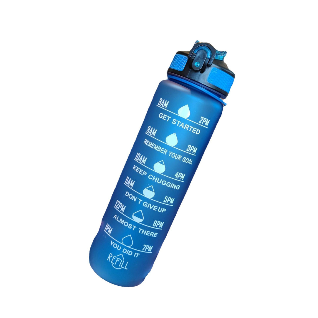 Ladies motivating water bottle with time markings Kalsten