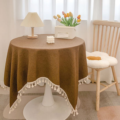 Decorative Fringed Table Cover