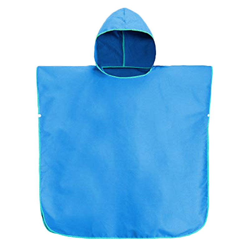 Water-repellent hooded poncho Kalsten