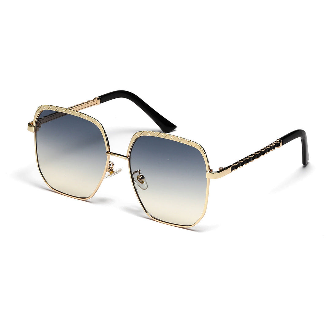 Women's fashionable oversized sunglasses in geometric design Kalsten