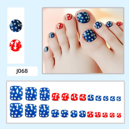 Nail Art Set with Star Motif Acalora