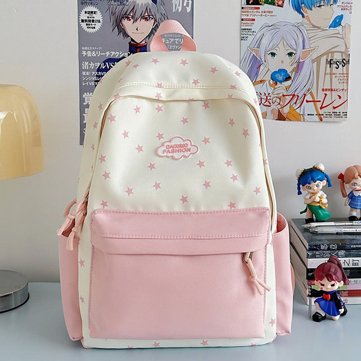 Star Patterned Casual Backpack