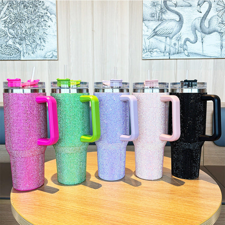 Women's Sparkling Water Bottle with Large Volume and Ergonomic Handle Kalsten