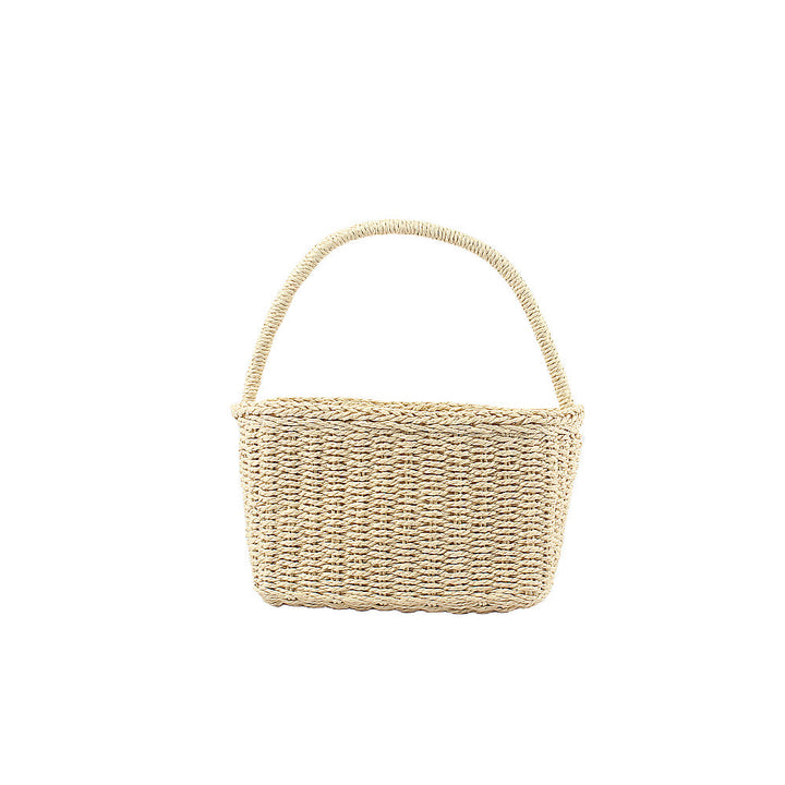 Handcrafted basket bag with sturdy carrying handle Kalsten