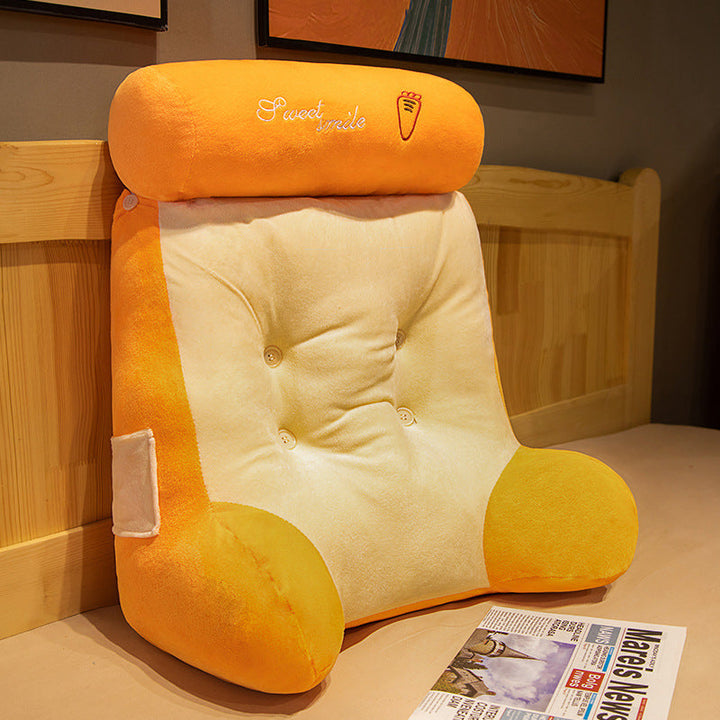 Ergonomic back support pillow with pockets Kalsten