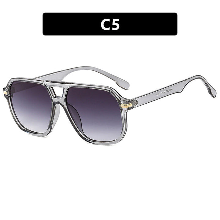 Women's fashionable sunglasses with square frame and eye-catching lenses Kalsten