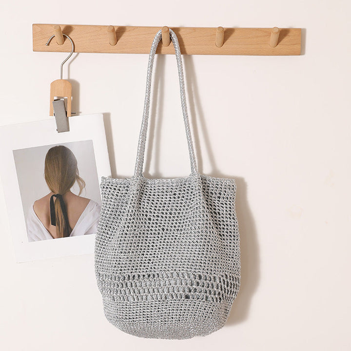 Lightweight and Breathable Macrame Tote Bag Kalsten