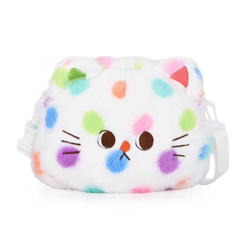 Plush bag with playful cat design Kalsten