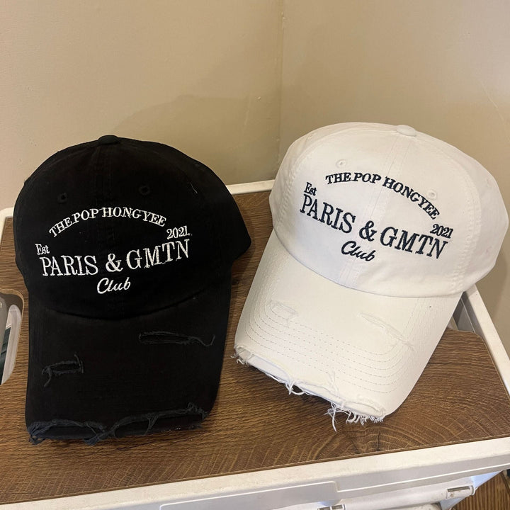Men's Distressed Cotton Twill Baseball Cap Kalsten