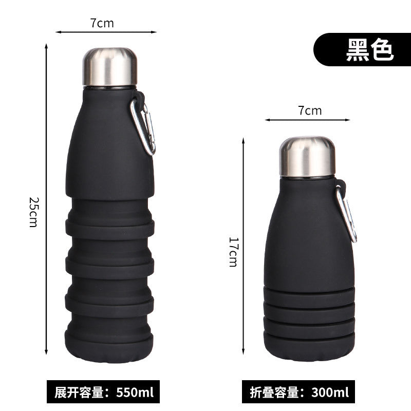 Women collapsible silicone water bottle Kalsten