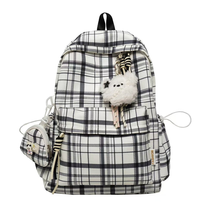 Playful Plaid Design Backpack Kalsten