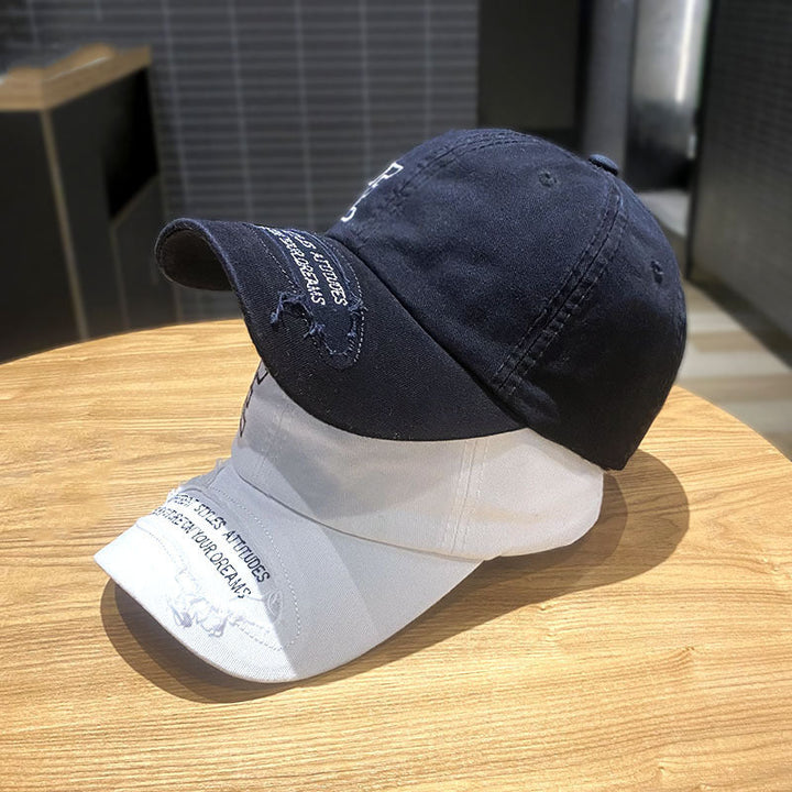 Women's Distressed Casual Denim Cap Kalsten