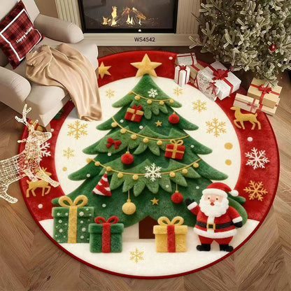 Festive Christmas-Themed Area Rug Acalora