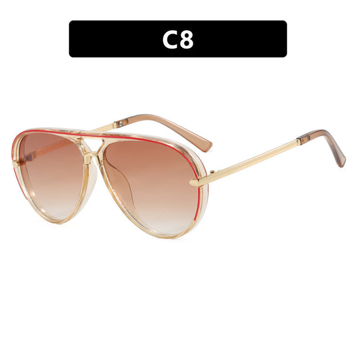 Women's fashion pilot sunglasses with elegant metal accents Kalsten