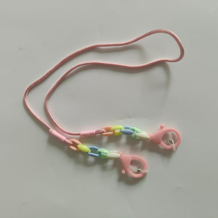 Glasses holder chain with Colorful beads and sturdy clips Kalsten