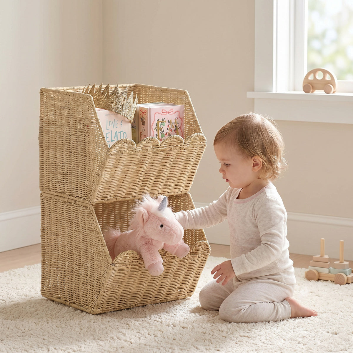 Multi-Storage Woven Organizer Acalora