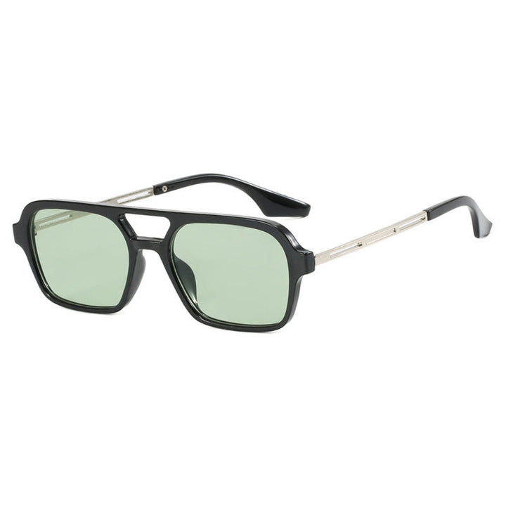 Women's striking square sunglasses with transparent frame Kalsten