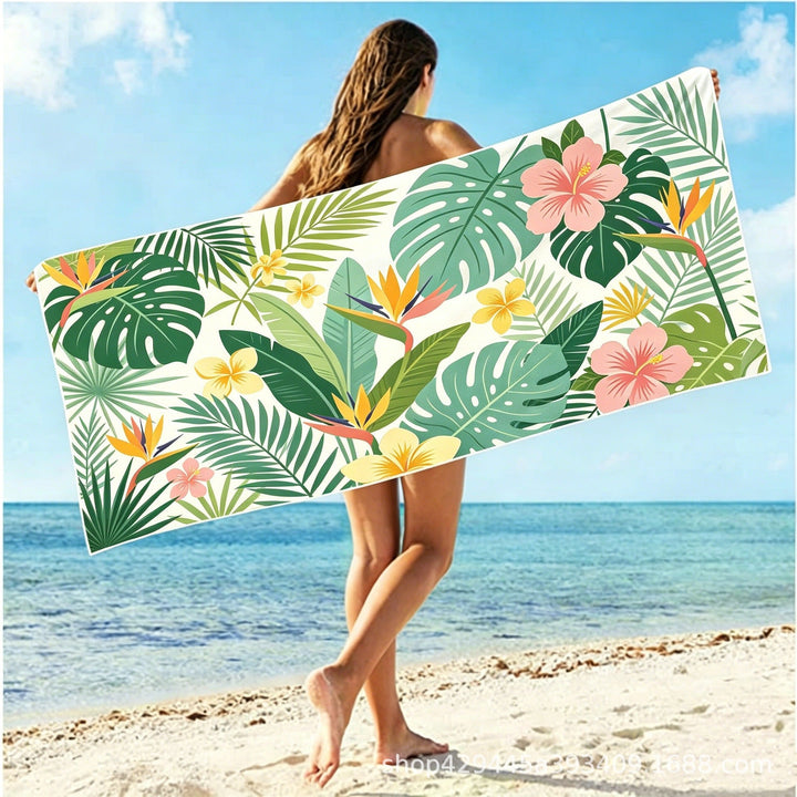 Women's Beach Quick-Dry Towel with Colorful Design Kalsten