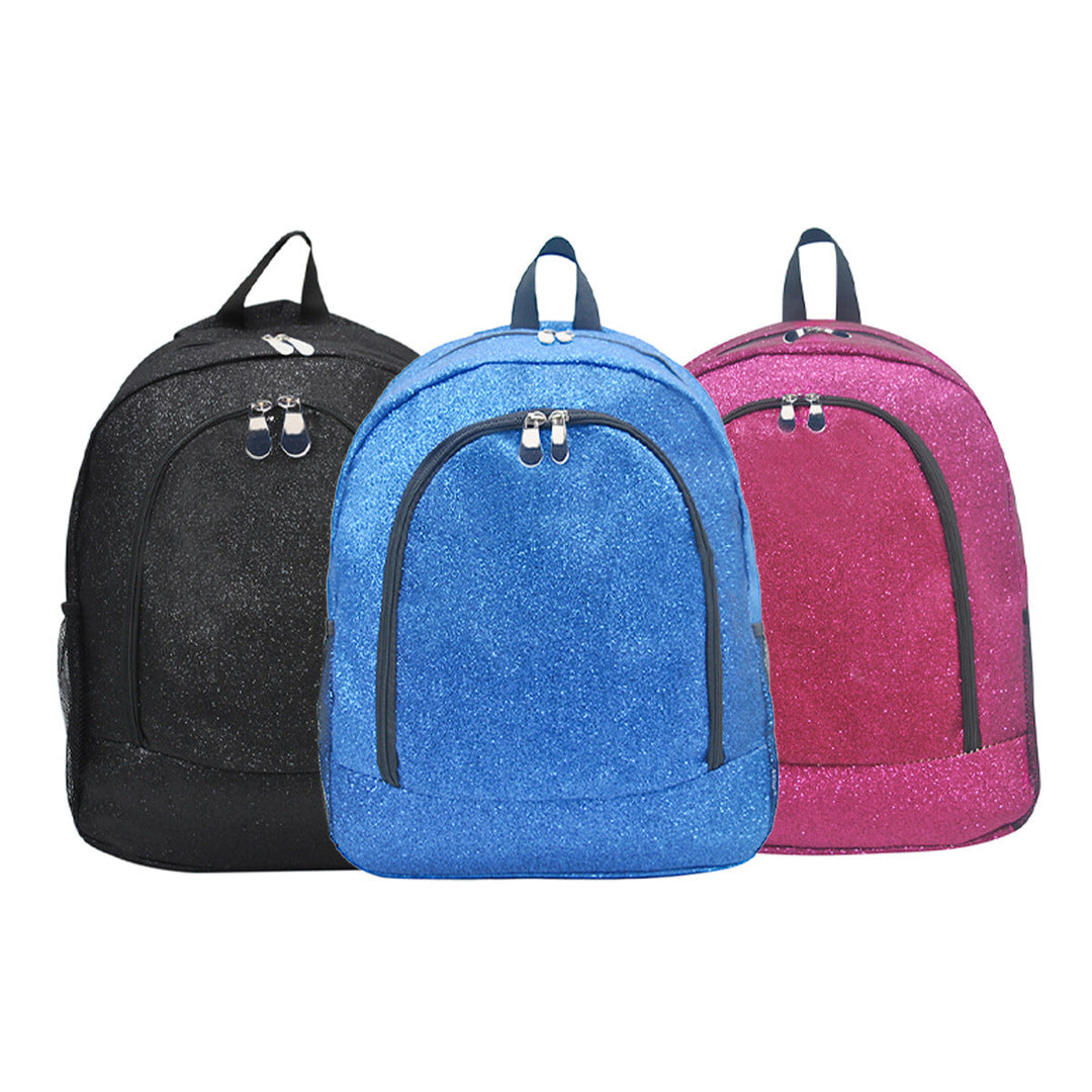 Glittering school backpack Kalsten