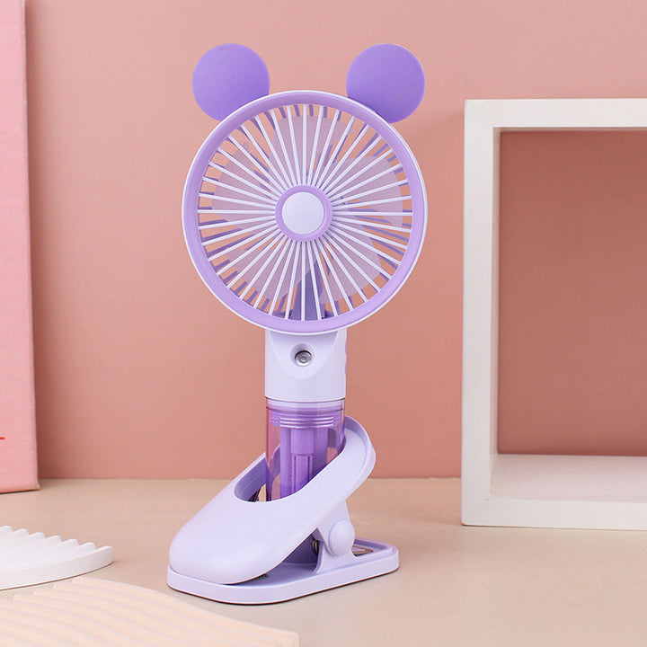 Women Portable Mini Fan with Spray Function Kalsten