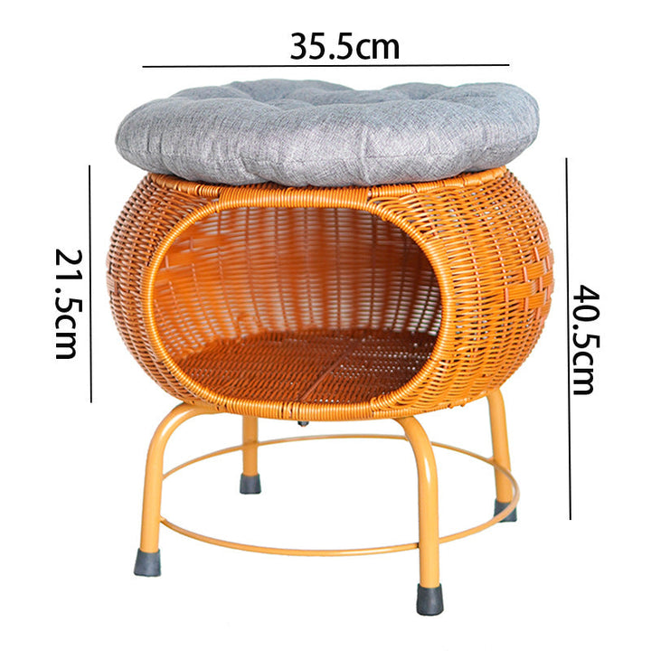 Ladies Modern Rattan Armchair by Kalsten