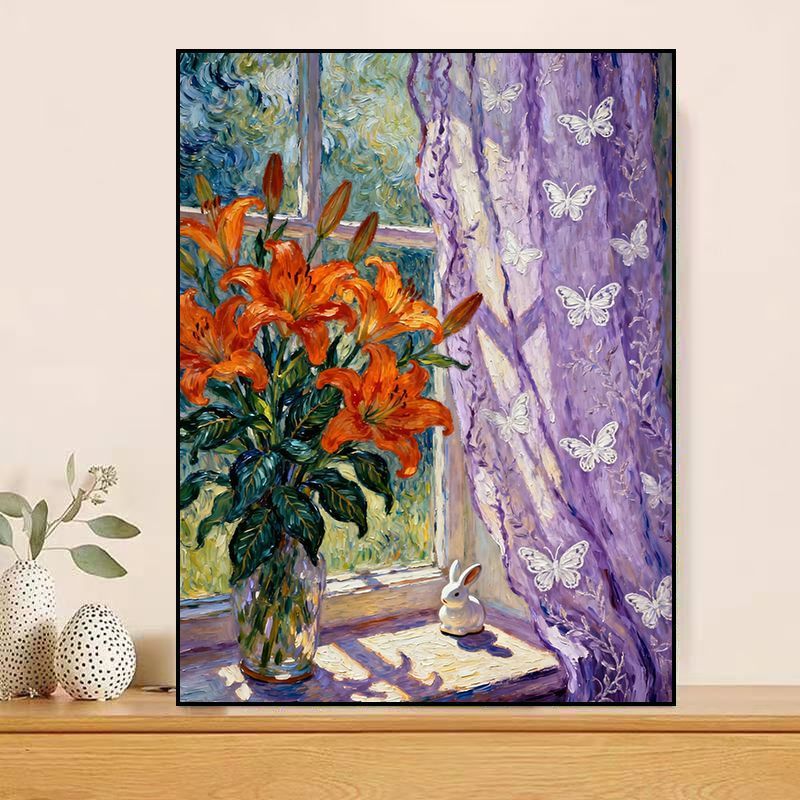 Vintage Floral Canvas Art Print Kalsten