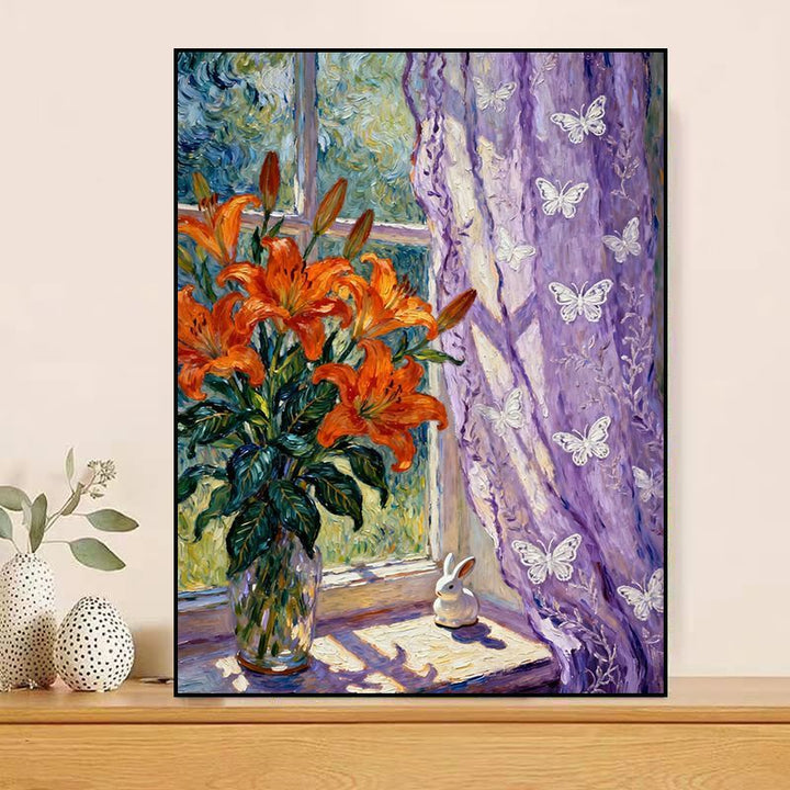 Vintage Floral Canvas Art Print Kalsten