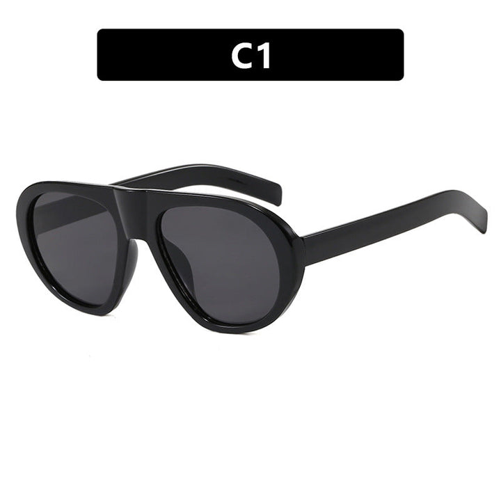 Women striking sunglasses with futuristic frame and sturdy design Kalsten