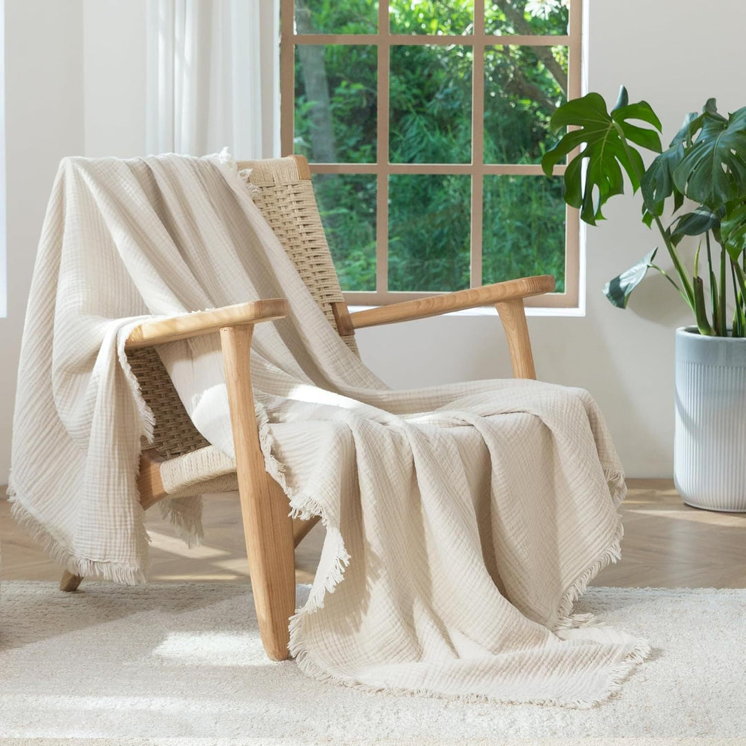 Women's Soft and Breathable Throw Blanket Bowlift