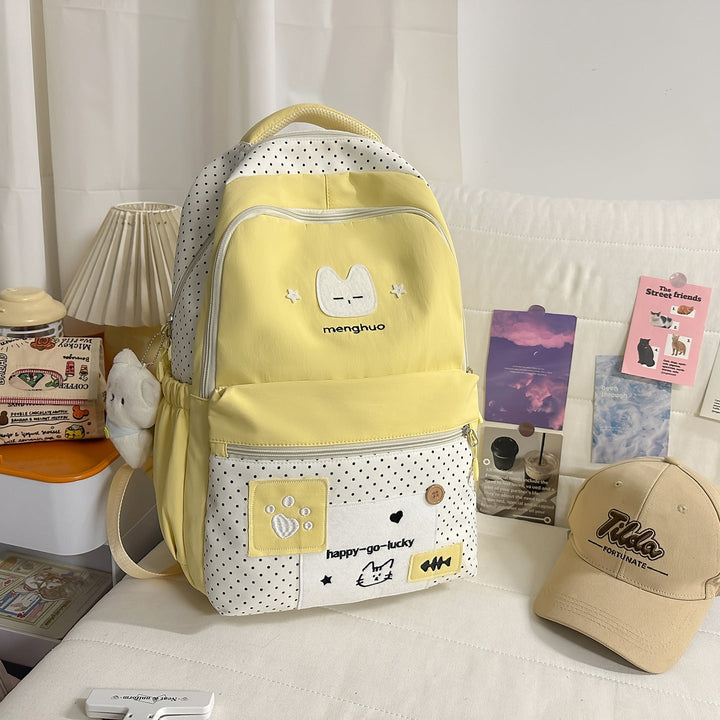 Cute Character-Themed Lightweight School Backpack