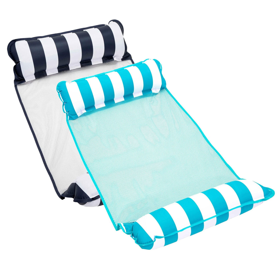 Unisex Inflatable Water Lounger with Net Structure Kalsten