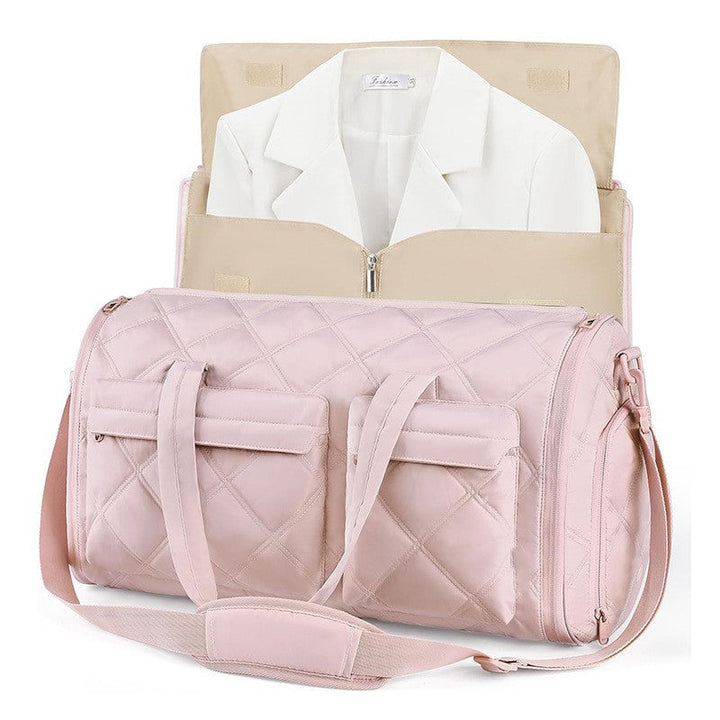 Elegant Travel Bag with Integrated Suit Compartment Kalsten