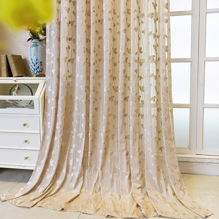 WoEmbroidered Sheer Curtain Panel Kalsten