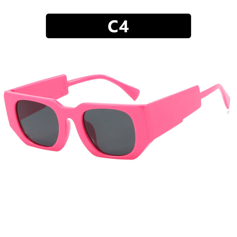 Ladies oversized sunglasses with geometric frame and UV protection Kalsten