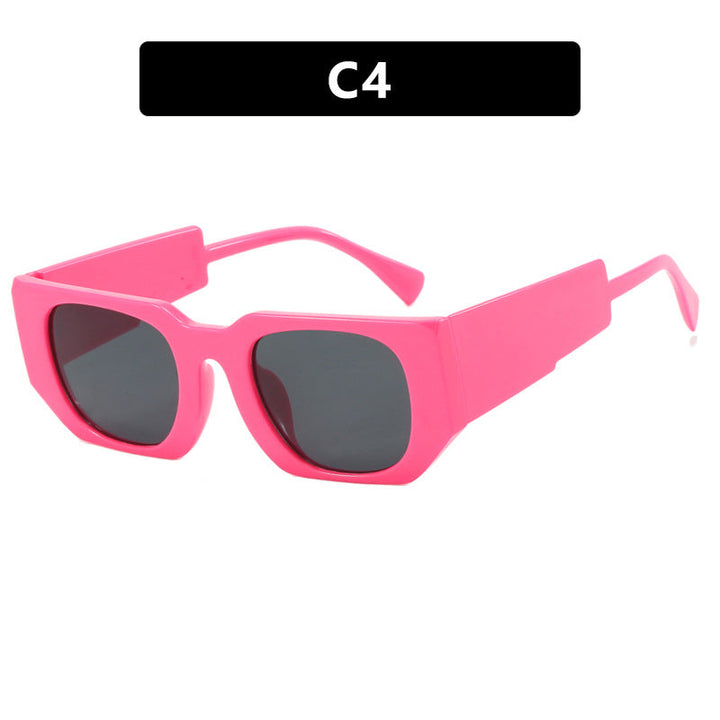 Ladies oversized sunglasses with geometric frame and UV protection Kalsten