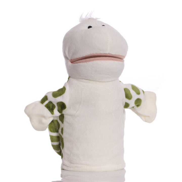 Plush Tiger Hand Puppet With Soft Fleece Movable Mouth Embroidered Features