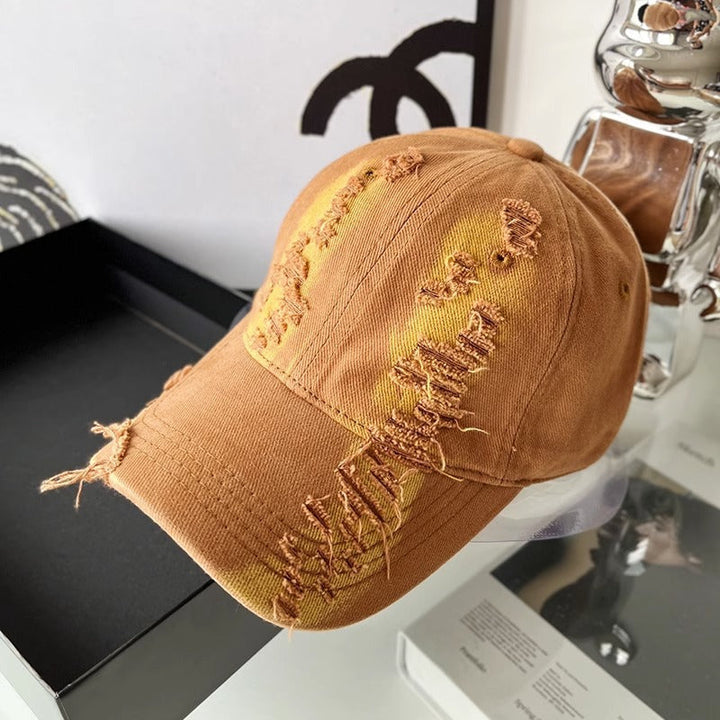 Unisex Distressed Denim Cap Kalsten