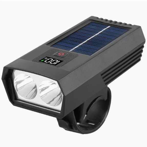 Solar-Powered Bicycle Headlight with Digital Display Kalsten