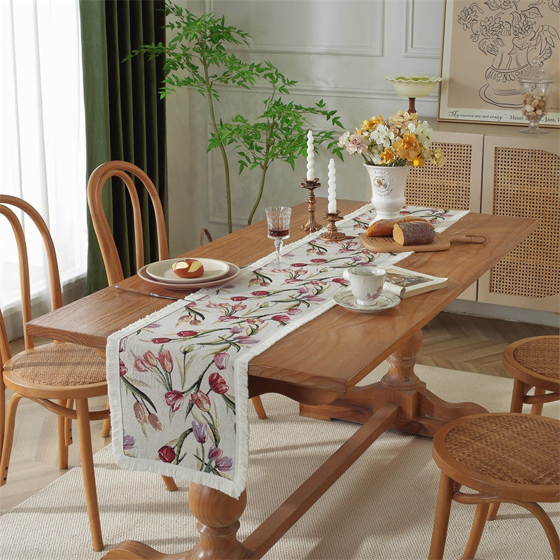 Decorative Floral Table Runner