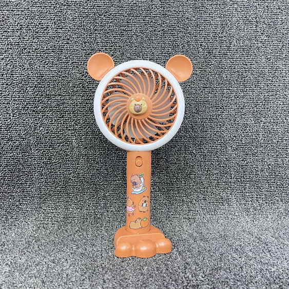 Unisex Portable Handheld Fan with LED Light and Animal Motif Kalsten