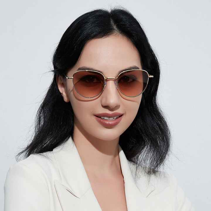 Women’s fashionable sunglasses with delicate metal frame Kalsten