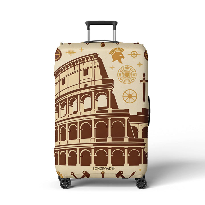 Women's Travel Trolley Kalsten  with elegant baroque pattern