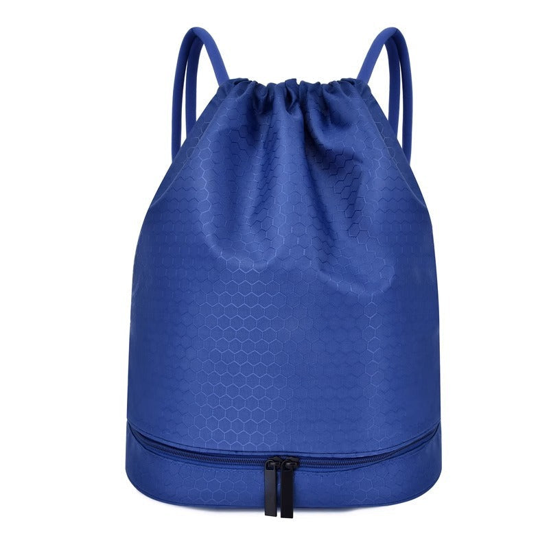 Lightweight Hexagonal Pattern Drawstring Backpack Kalsten