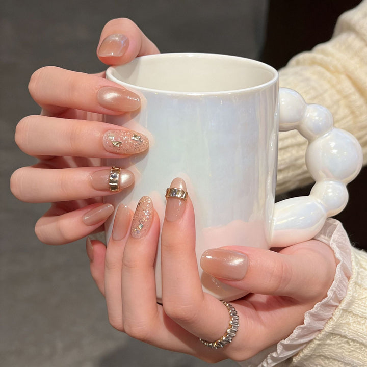 3D Embellished Press-On Nail Art Set Kalsten