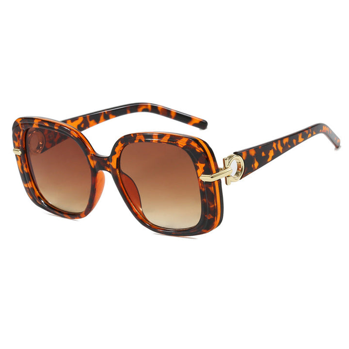 Women's square sunglasses with luxurious metal accent Kalsten