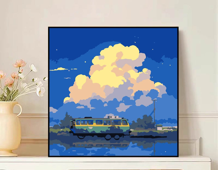 Scenic Mountain Landscape Canvas Art Kalsten