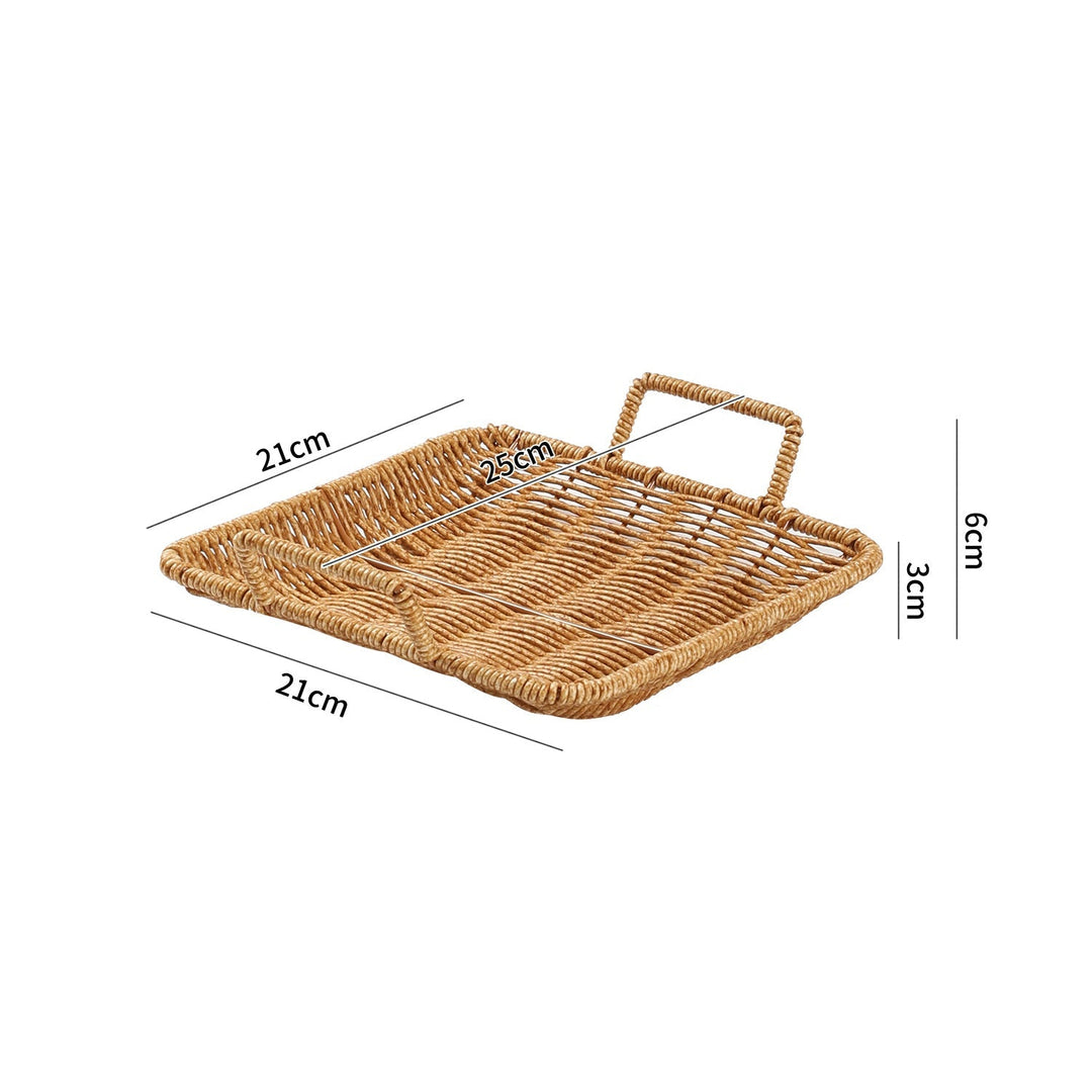 Home Decorative Woven Serving Tray Kalsten