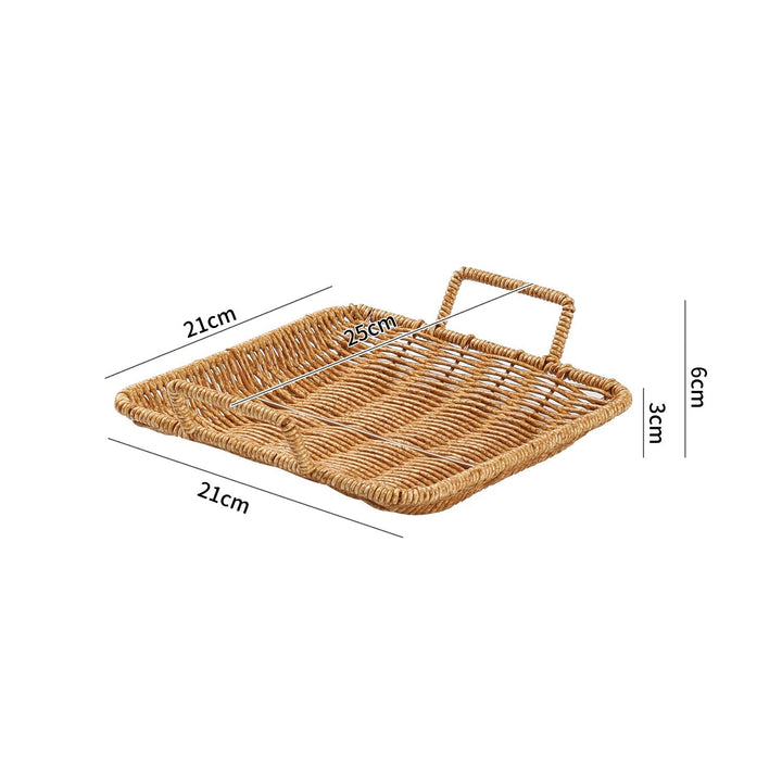 Home Decorative Woven Serving Tray Kalsten