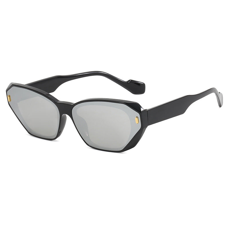 Women’s geometric designer sunglasses with distinctive frame Kalsten